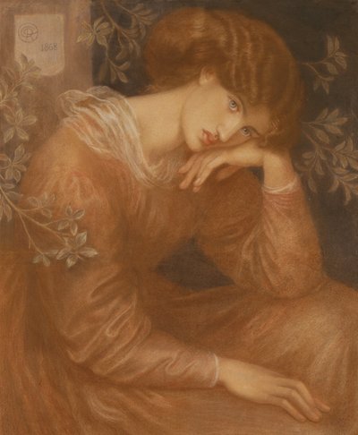 Reverie, 1868 by Dante Gabriel Charles Rossetti